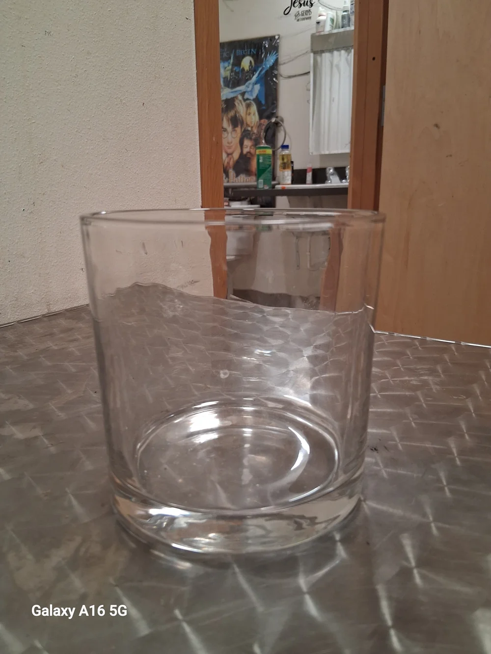 Clear Glass Cylinder Vase -